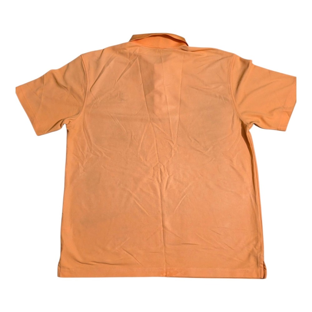 Masters Tech‎ Mens Large Orange Polo Shirt Augusta National Golf Logo Polyester - Picture 4 of 9